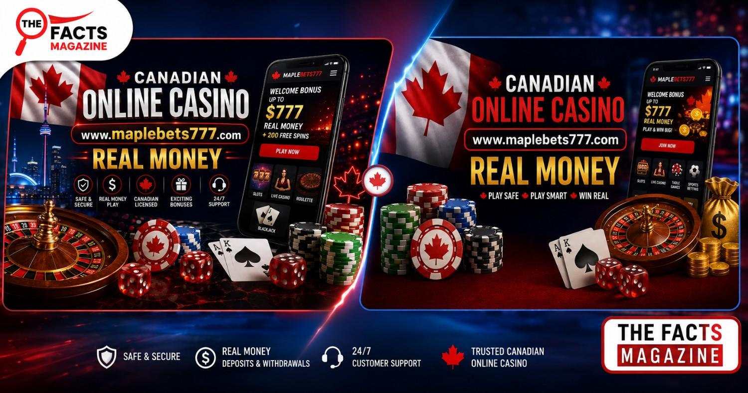 Canadian Online Casino www.maplebets777.com Real Money